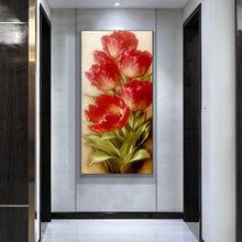 Lade das Bild in den Galerie-Viewer, Blume - voller runder Diamant - 50x100cm