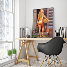 Lade das Bild in den Galerie-Viewer, Rückansicht - voller runder Diamant - 30x40cm