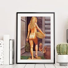 Lade das Bild in den Galerie-Viewer, Rückansicht - voller runder Diamant - 30x40cm