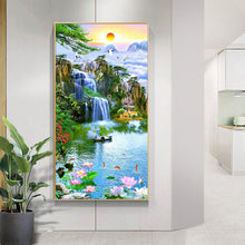 Lade das Bild in den Galerie-Viewer, Fantasy Natur-Set - voller runder Diamant - 45x85cm