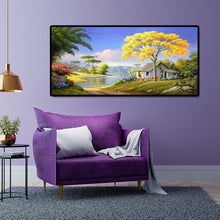 Lade das Bild in den Galerie-Viewer, Dorfhaus - voller runder Diamant - 100x50cm