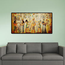 Lade das Bild in den Galerie-Viewer, Ägypten Leben - voller runder Diamant - 100x50cm
