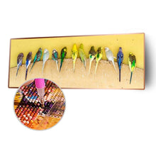 Lade das Bild in den Galerie-Viewer, Vogel - voller runder Diamant - 80x30cm