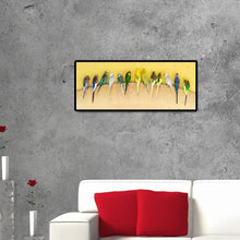 Lade das Bild in den Galerie-Viewer, Vogel - voller runder Diamant - 80x30cm