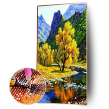 Lade das Bild in den Galerie-Viewer, Seebaum - voller runder Diamant - 45x85cm