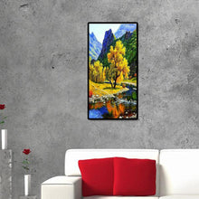 Lade das Bild in den Galerie-Viewer, Seebaum - voller runder Diamant - 45x85cm