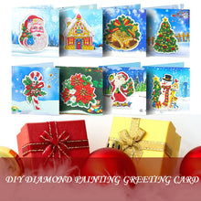 Lade das Bild in den Galerie-Viewer, 8pcs/Set-Christmas-Diamond Grußkarten