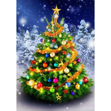 Lade das Bild in den Galerie-Viewer, Weihnachtsbaum - voller quadratischer Diamant - 40x50cm