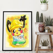 Lade das Bild in den Galerie-Viewer, Cartoon gelb - voller runder Diamant - 30x40cm