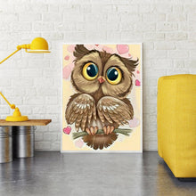 Lade das Bild in den Galerie-Viewer, Vogel - voller runder Diamant - 30x40cm