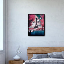 Lade das Bild in den Galerie-Viewer, Romantische EiffelTurm - voller quadratischer Diamant - 40x50cm