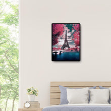 Lade das Bild in den Galerie-Viewer, Romantische EiffelTurm - voller quadratischer Diamant - 40x50cm