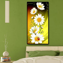 Lade das Bild in den Galerie-Viewer, Blume für Weihnachten - voller runder Diamant - 45x85cm