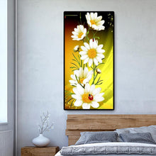 Lade das Bild in den Galerie-Viewer, Blume für Weihnachten - voller runder Diamant - 45x85cm