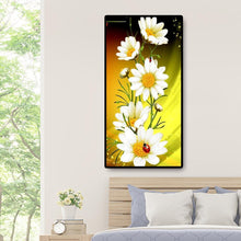 Lade das Bild in den Galerie-Viewer, Blume für Weihnachten - voller runder Diamant - 45x85cm