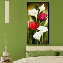 Lade das Bild in den Galerie-Viewer, Blume - voller runder Diamant - 45x85cm