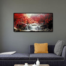 Lade das Bild in den Galerie-Viewer, Berglandschaft - voller runder Diamant - 80x40cm