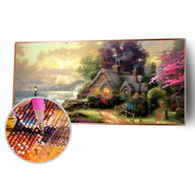 Lade das Bild in den Galerie-Viewer, Berglandschaft - voller runder Diamant - 80x40cm