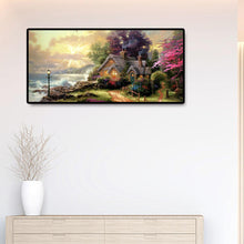 Lade das Bild in den Galerie-Viewer, Berglandschaft - voller runder Diamant - 80x40cm