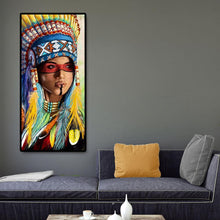 Lade das Bild in den Galerie-Viewer, Lady - voller runder Diamant - 45x85cm