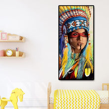 Lade das Bild in den Galerie-Viewer, Lady - voller runder Diamant - 45x85cm