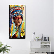 Lade das Bild in den Galerie-Viewer, Lady - voller runder Diamant - 45x85cm