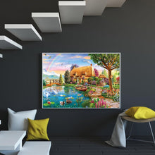 Lade das Bild in den Galerie-Viewer, Landschaft - voller quadratischer Diamant - 50x40cm