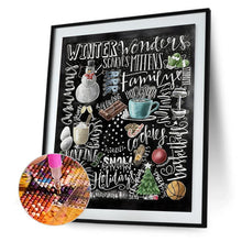 Lade das Bild in den Galerie-Viewer, Tafel - runder Runder Diamant - 30x40cm
