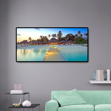 Lade das Bild in den Galerie-Viewer, Strandvilla - voller runder Diamant - 80x40cm