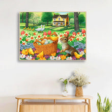 Lade das Bild in den Galerie-Viewer, Landschaft - voller quadratischer Diamant - 50x40cm