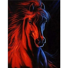 Lade das Bild in den Galerie-Viewer, Pferd für - voller runder Diamant - 40x50cm