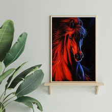 Lade das Bild in den Galerie-Viewer, Pferd für - voller runder Diamant - 40x50cm