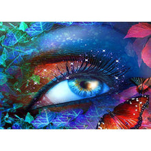 Lade das Bild in den Galerie-Viewer, Wolkekunst Diamantmalerei - Vollbohrer - Augen