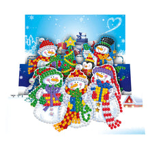 Lade das Bild in den Galerie-Viewer, 8pcs/Set-Christmas-Diamond Grußkarten