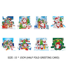 Lade das Bild in den Galerie-Viewer, 8pcs/Set-Christmas-Diamond Grußkarten