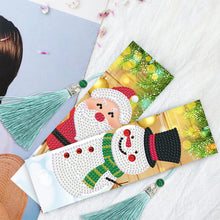 Lade das Bild in den Galerie-Viewer, 4pcs Weihnachten-DIY Diamond Painting Lesezeichen