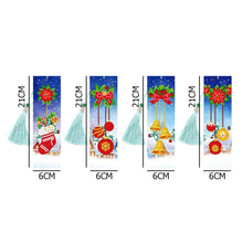 Lade das Bild in den Galerie-Viewer, 4pcs Weihnachten-DIY Diamond Painting Lesezeichen
