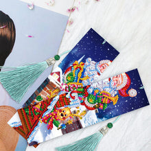 Lade das Bild in den Galerie-Viewer, 4pcs Weihnachten-DIY Diamond Painting Lesezeichen