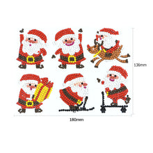 Lade das Bild in den Galerie-Viewer, 6pcs-Weihnachten-Diy Handwerk Aufkleber