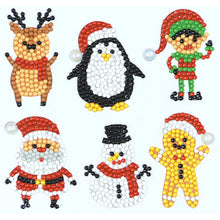 Lade das Bild in den Galerie-Viewer, 6pcs-Weihnachten-Diy Handwerk Aufkleber
