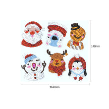 Lade das Bild in den Galerie-Viewer, 6pcs-Weihnachten-Diy Handwerk Aufkleber