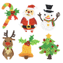 Lade das Bild in den Galerie-Viewer, 6pcs-Weihnachten-Diy Handwerk Aufkleber