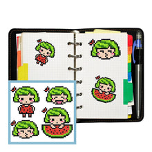Lade das Bild in den Galerie-Viewer, 4pcs-Girl-Diy Handwerk Aufkleber