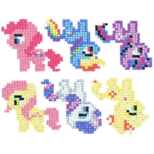 Lade das Bild in den Galerie-Viewer, 6pcs-Cartoon Horse-Diy Handwerk Aufkleber