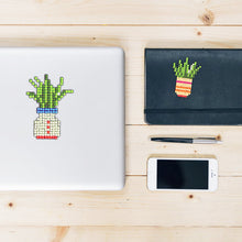 Lade das Bild in den Galerie-Viewer, 8pcs-Cactus-Diy Handwerk Aufkleber