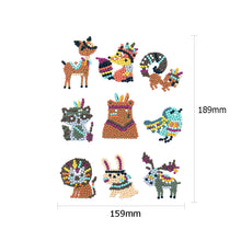 Lade das Bild in den Galerie-Viewer, 9pcs-Tier-Diy Handwerk Aufkleber