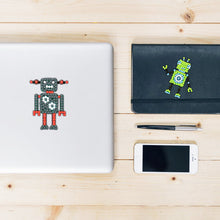 Lade das Bild in den Galerie-Viewer, 9pcs-Hyperactive Robot-Diy Handwerk Aufkleber