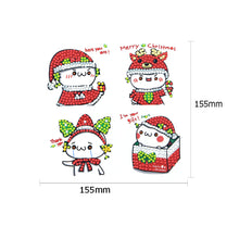 Lade das Bild in den Galerie-Viewer, 4pcs-Rabbit-Diy Handwerk Aufkleber