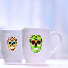 Lade das Bild in den Galerie-Viewer, 4pcs-Four Color Skull-Diy Handwerk Aufkleber