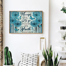 Lade das Bild in den Galerie-Viewer, Blumen-Vollbohrer Rundbohrer-50x40cm-Diamantmalerei